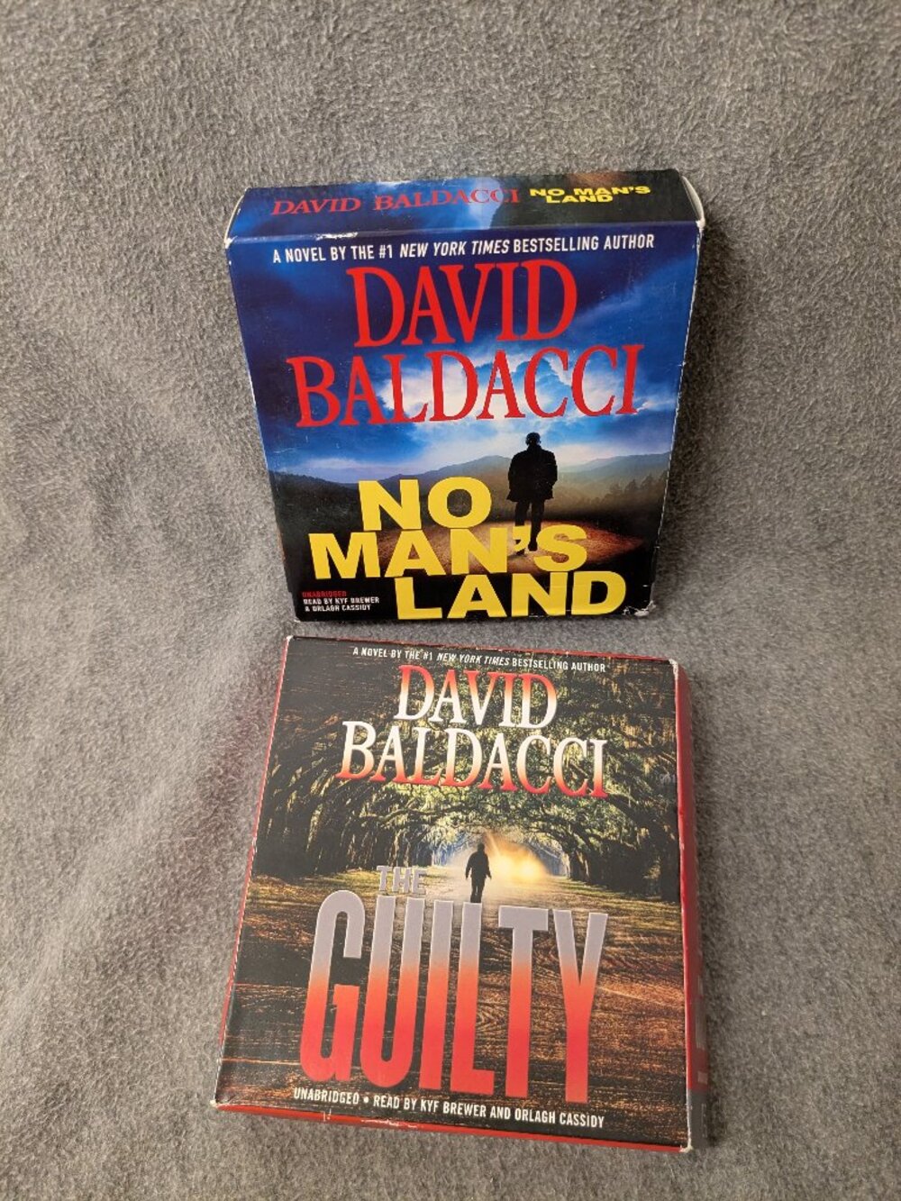 Two David Baldacci CD Audio Books  Unabridged
